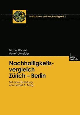 bokomslag Nachhaltigkeitsvergleich Zrich  Berlin