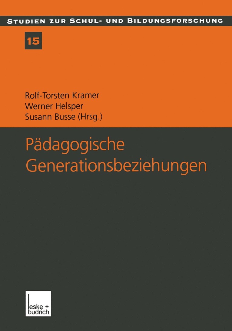 Pdagogische Generationsbeziehungen 1