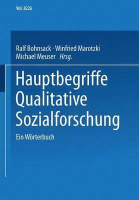 bokomslag Hauptbegriffe Qualitative Sozialforschung