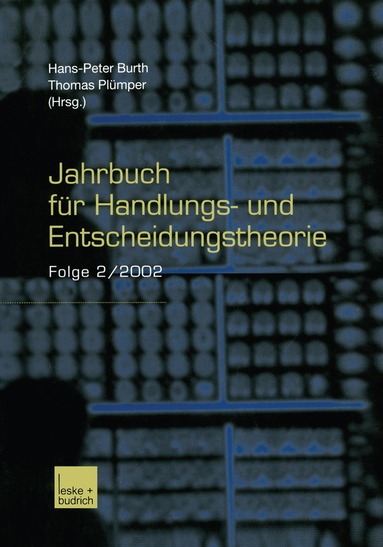 Hans-Peter Burth, Thomas Plümper - Jahrbuch für Handlungs- und Entscheidungstheorie, Häftad