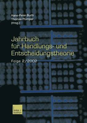 bokomslag Jahrbuch fr Handlungs- und Entscheidungstheorie