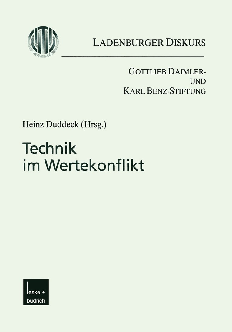 Heinz Duddeck - Technik im Wertekonflikt, Häftad