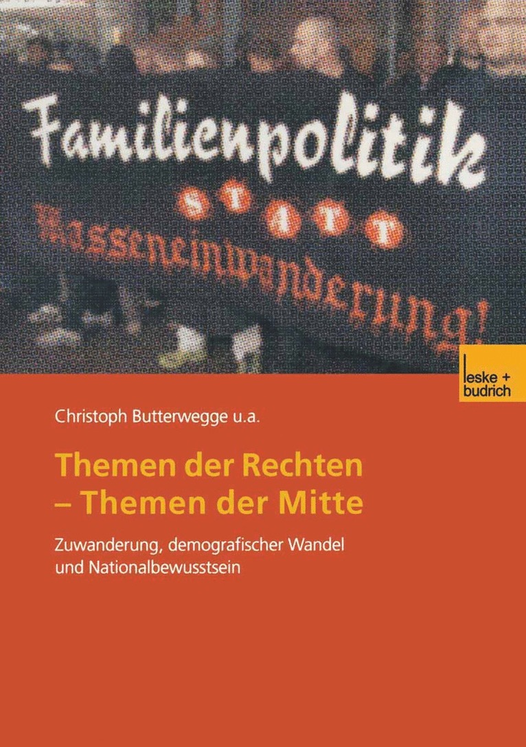 Christoph Butterwegge, Janine Cremer, Alexander Häusler, Gudrun Hentges, Thomas Pfeiffer, Carolin Reißlandt, Samuel Salzborn - Themen der Rechten — Themen der Mitte, Häftad