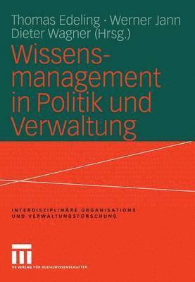 bokomslag Wissensmanagement in Politik und Verwaltung