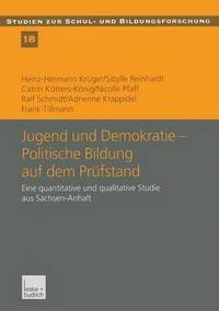 bokomslag Jugend und Demokratie - Politische Bildung auf dem Prüfstand