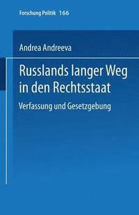 bokomslag Russlands langer Weg in den Rechtsstaat