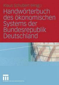 bokomslag Handwörterbuch des ökonomischen Systems der Bundesrepublik Deutschland