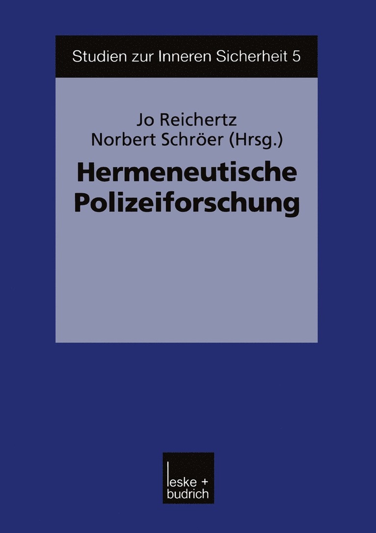 Hermeneutische Polizeiforschung