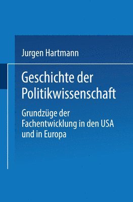 bokomslag Geschichte der Politikwissenschaft