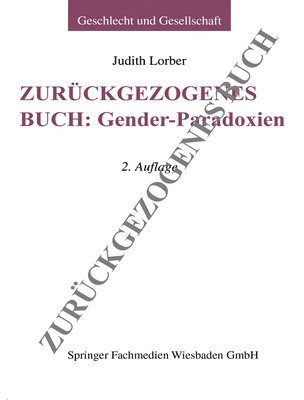 bokomslag Gender-Paradoxien