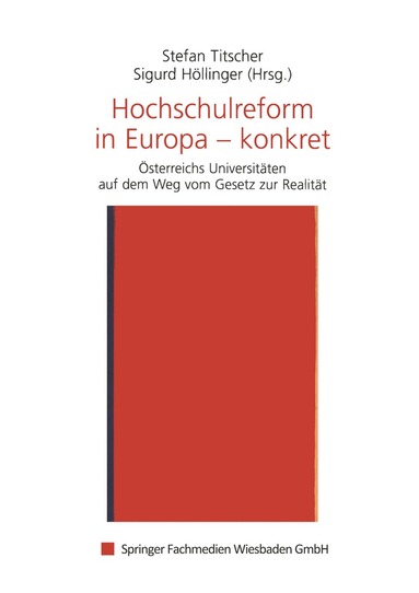 bokomslag Hochschulreform in Europa - konkret