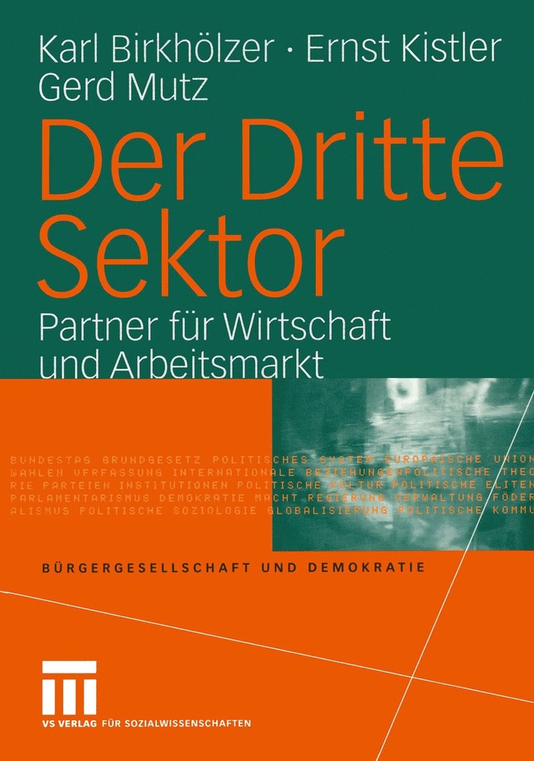 Karl Birkhölzer, Ernst Kistler, Gerd Mutz, Karl Birkh Lzer - Der Dritte Sektor, Häftad