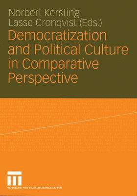 bokomslag Democratization and Political Culture in Comparative Perspective