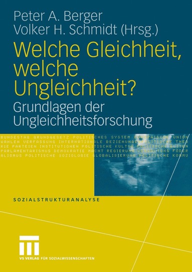 bokomslag Welche Gleichheit, welche Ungleichheit?