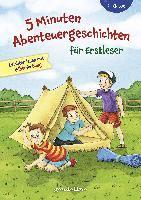 bokomslag 5 Minuten Abenteuergeschichten für Erstleser, 2. Klasse - Leichter lesen mit Silbenfärbung