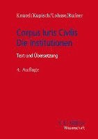 bokomslag Corpus Iuris Civilis - Die Institutionen