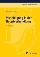 Klaus Malek - Verteidigung in der Hauptverhandlung, Häftad