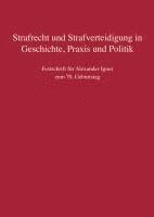 bokomslag Strafrecht und Strafverteidigung in Geschichte, Praxis und Politik