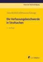 bokomslag Die Verfassungsbeschwerde in Strafsachen