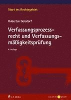 bokomslag Verfassungsprozessrecht und Verfassungsmäßigkeitsprüfung