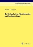 bokomslag Die Strafbarkeit von Whistleblowing im öffentlichen Dienst