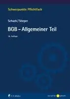 Haimo Schack, Malte Stieper - BGB-Allgemeiner Teil, Häftad. Tillgänglighet: Lägg i varukorg