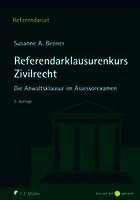 Susanne A. Benner - Referendarklausurenkurs Zivilrecht, Häftad