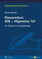 Klausurenkurs BGB - Allgemeiner Teil 1