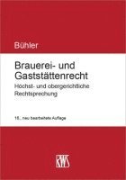 Udo Bühler - Brauerei- und Gaststättenrecht, Inbunden