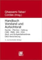 Nima Ghassemi-Tabar, Malte Cordes - Handbuch Vorstand und Aufsichtsrat, Häftad