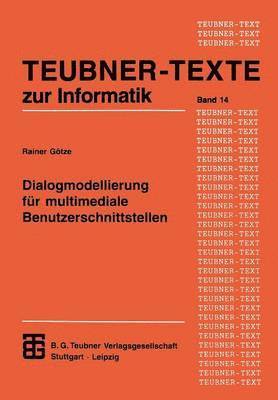 bokomslag Dialogmodellierung für multimediale Benutzerschnittstellen