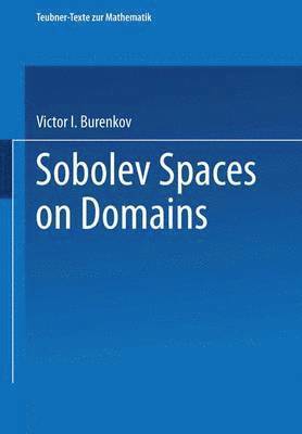 Victor I. Burenkov - Sobolev Spaces on Domains, Häftad