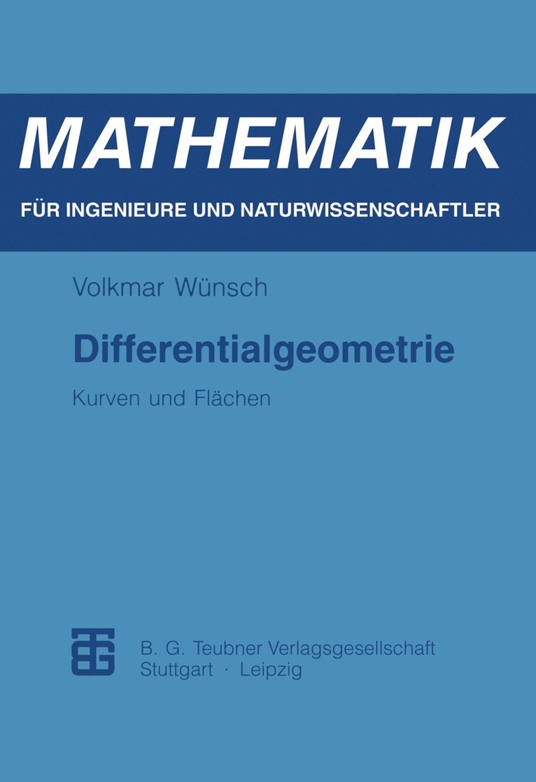 Differentialgeometrie 1