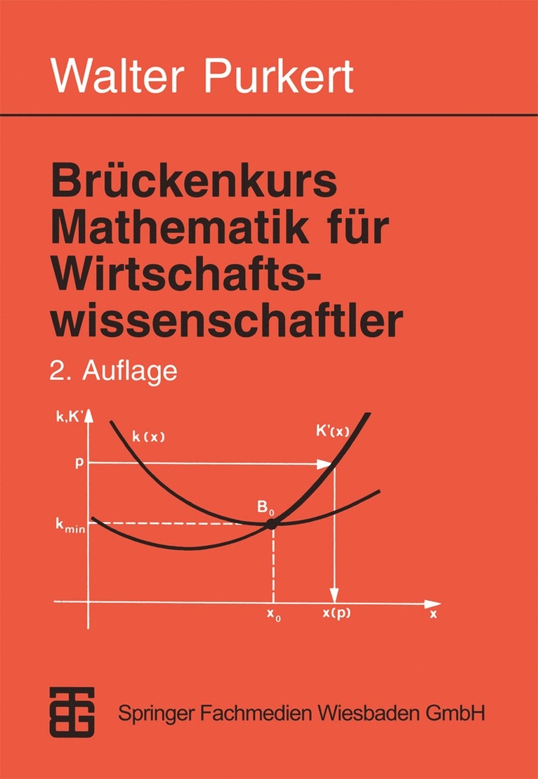 Prof. Dr. Walter Purkert, Prof Dr Walter Purkert, Walter Purkert - Brückenkurs Mathematik für Wirtschaftswissenschaftler, Häftad