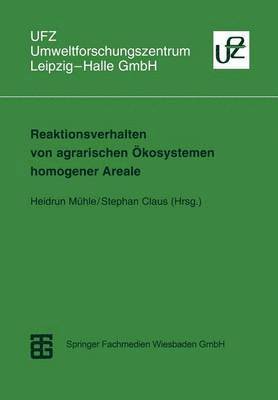 bokomslag Reaktionsverhalten von agrarischen kosystemen homogener Areale