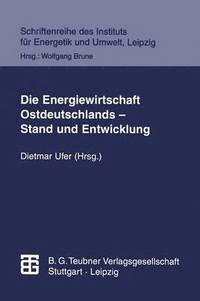 bokomslag Die Energiewirtschaft Ostdeutschlands  Stand und Entwicklung