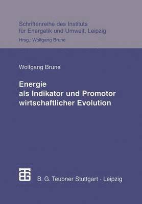 bokomslag Energie als Indikator und Promotor wirtschaftlicher Evolution