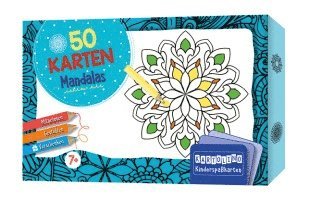 bokomslag 50 Karten zum Ausmalen - Mandalas