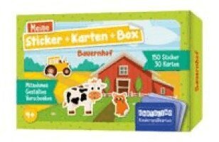 Meine Sticker + Karten + Box - Bauernhof, Häftad