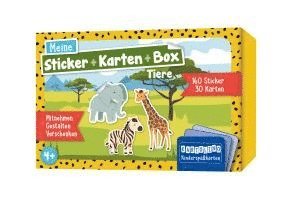 Meine Sticker + Karten + Box - Tiere 1