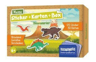 bokomslag Meine Sticker + Karten + Box - Dinosaurier