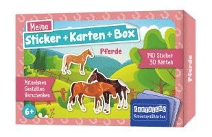 Meine Sticker + Karten + Box - Pferde 1