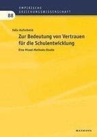 Felix Hufschmid - Zur Bedeutung von Vertrauen für die Schulentwicklung, Häftad