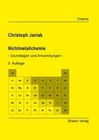 Christoph Janiak - Nichtmetallchemie, Häftad