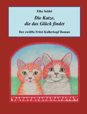 Katze, die das Glück findet