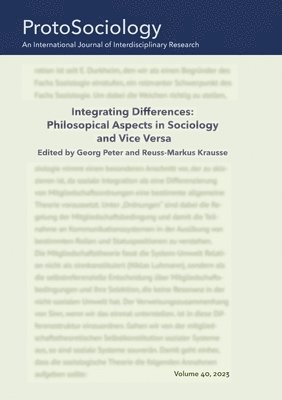 bokomslag Integrating Differences