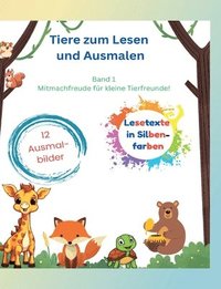 bokomslag Tiere zum Lesen und Ausmalen