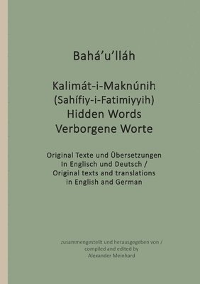 bokomslag Verborgene Worte - Hidden Words