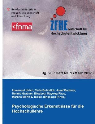 Immanuel Ulrich, Carla Bohndick, Josef Buchner - Zfhe 20-1, Häftad