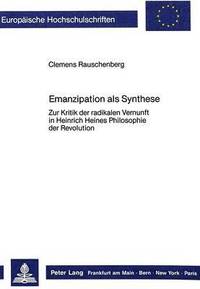 bokomslag Emanzipation ALS Synthese